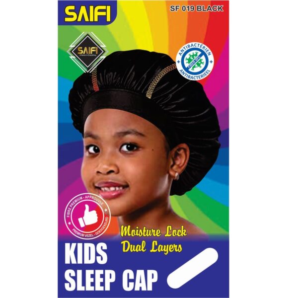 Kids Sleep Cap Black