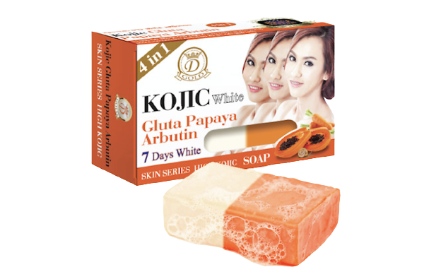 kojic White Gluta Papaya Arbutin whitening soap 160g
