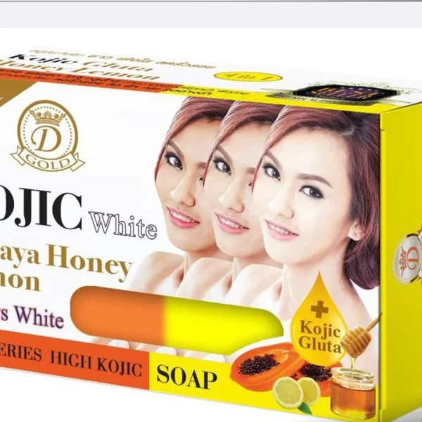 KOJIC white Papaya Honey Lemon Soap 160g