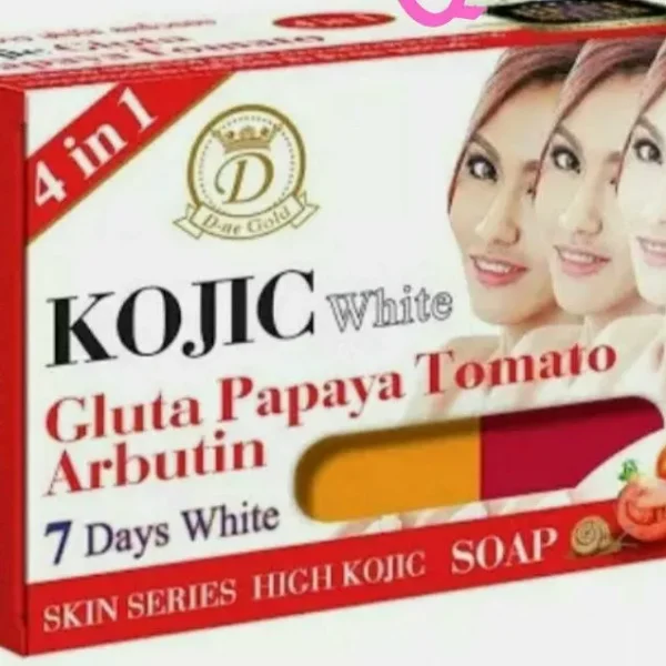 Kojic White Gluta Papaya Tomato Arbutin soap 160g
